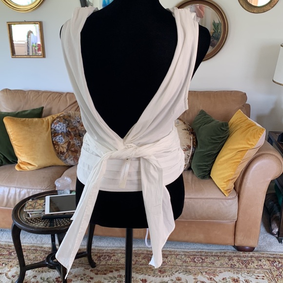 Brand new with tags Anthropologie wrap blouse. - Picture 3 of 9